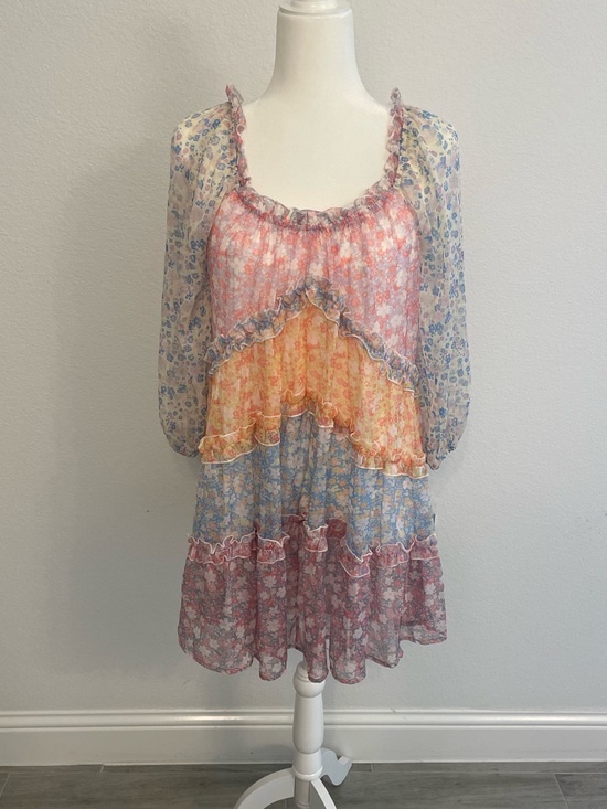 Lovecolette Dresses & Skirts - Loveshackfancy Inspired Pastel Floral Tiered Dress